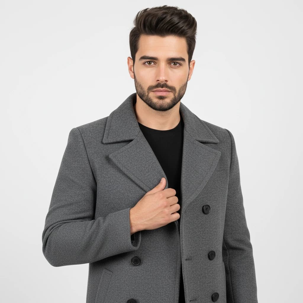 AI generated avant-garde fashion look with abstract elements.