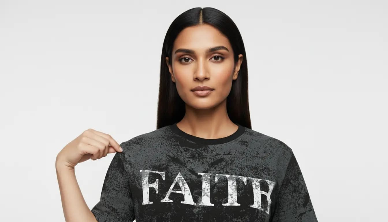 AI-generated fashion photo of a woman in a stunning dress, showcasing hyperrealistic quality.